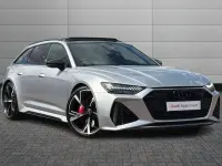Used Audi RS6 Design 592 HP (435 kW) 2020 Floret silver Estate