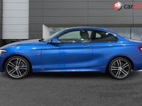 used BMW 218 2 Series 1.5 I M SPORT 2d 134 BHP 6.5in Sat Nav, Rear Park Sensors, 18in Alloys, DAB / Bluetooth, Air Conditioning Estoril Blue, 18In Alloy Wheels