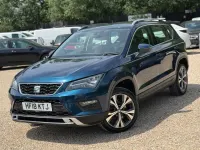 Used Seat Ateca Ecomotive 115 HP (84 kW) 2018 Blue SUV