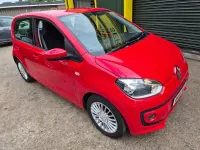 Used VW up! high up! 73 HP (53 kW) 2015 Red Hatchback