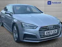 Used Audi A5 Sportback S-Line 245 HP (180 kW) 2019 Silver Hatchback