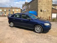 Used Vauxhall Astra Club 98 HP (72 kW) 2003 Blue Hatchback