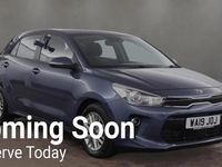 Used Kia Rio Air 2019 Blue Hatchback