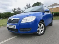 Used Skoda Fabia 2009 Blue Hatchback