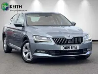 Usado Skoda Superb SE 2015 Cinzento Citadino