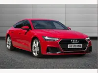 Used Audi A7 S-Line 204 HP (150 kW) 2020 Red Hatchback