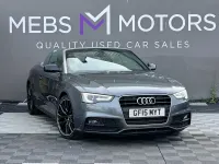 Used Audi A5 Cabriolet S-Line 177 HP (130 kW) 2015 Grey Cabriolet