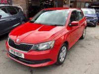 Used Skoda Fabia SE 110 HP (80 kW) 2018 Red Hatchback