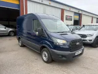 Used Ford Transit 130 HP (95 kW) 2016 Blue Van
