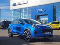 Used Ford Puma Titanium 125 HP (91 kW) 2023 Desert island blue SUV