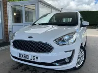 Used Ford Ka Plus Zetec 85 HP (62 kW) 2018 White Hatchback
