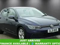 Used VW Golf VII S 150 HP (110 kW) 2021 Blue Hatchback