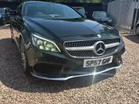 Used Mercedes CLS220 AMG line 177 HP (130 kW) 2017 Black Coupe