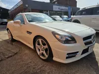 Used Mercedes SLK250 AMG 204 HP (150 kW) 2012 White Cabriolet