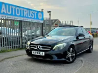 Used Mercedes C220 Premium Plus 194 HP (142 kW) 2019 Black Sedan