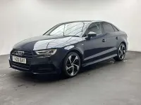 Used Audi A3 Black Edition 150 HP (110 kW) 2020 Blue Sedan