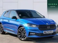 Used Skoda Fabia Monte Carlo 113 HP (83 kW) 2025 Race blue metallic black magic pearl effect Hatchback