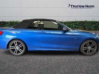 Used BMW 218 M Sport 150 HP (110 kW) 2018 Blue Cabriolet
