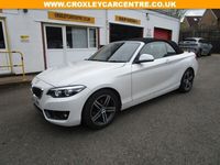 used BMW 218 2 Series 1.5 I SPORT 2d 134 BHP Convertible