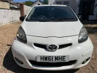 Used Toyota Aygo 68 HP (50 kW) 2011 White Hatchback