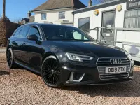 Used Audi A4 S-Line 190 HP (139 kW) 2019 Black Estate