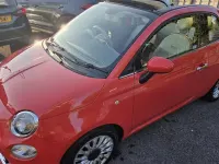 Used Fiat 500C Lounge 86 HP (63 kW) 2016 Orange Cabriolet