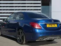 Used Mercedes C43 AMG Premium 367 HP (269 kW) 2018 Blue Sedan