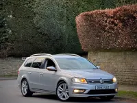 Begagnad VW Passat R-line 140 HK (102 kW) 2013 Silver Kombi