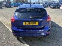 Used Ford Focus ST-Line X 140 HP (102 kW) 2018 Blue Hatchback