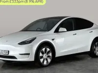 Used Tesla Model Y Long Range AWD 378 kW (514 HP) 2022 White SUV