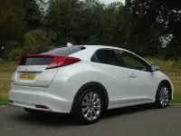 Used Honda Civic EX 2012 White Hatchback