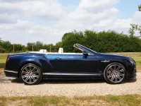 Used Bentley Continental GT Convertible 635 HP (467 kW) 2015 Blue Cabriolet