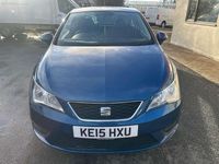 Begagnad Seat Ibiza I-Tech 2015 Blå Halvkombi