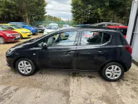 Used Vauxhall Corsa Design Edition 75 HP (55 kW) 2016 Black Hatchback