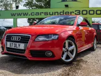 Used Audi A4 S-Line 143 HP (105 kW) 2010 Red Sedan