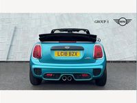 Used Mini John Cooper Works Cabriolet 231 HP (169 kW) 2018 Caribbean aqua metallic Cabriolet