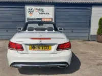 Used Mercedes E220 AMG line 2016 White Cabriolet