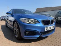 Used BMW 218 M Sport 150 HP (110 kW) 2016 Blue Coupe