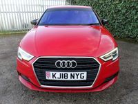Used Audi A3 Sportback Design 150 HP (110 kW) 2018 Red Hatchback