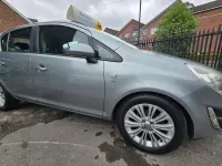 Begagnad Vauxhall Corsa S 85 HK (62 kW) 2013 Silver Halvkombi