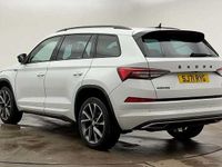 Used Skoda Kodiaq SportLine 150 HP (110 kW) 2022 Moon white metallic SUV