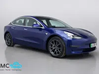 Used Tesla Model 3 Long Range AWD 366 kW (498 HP) 2020 Blue Sedan