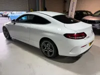 Used Mercedes C200 AMG line 184 HP (135 kW) 2019 White Coupe
