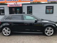 Used Audi A3 Sportback S-Line 110 HP (80 kW) 2014 Black Hatchback