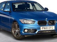Used BMW 118 Sport Line 2018 South seas blue Hatchback
