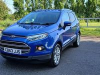 Used Ford Ecosport Zetec 2016 Blue SUV