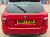 Used Skoda Fabia Monte Carlo 105 HP (77 kW) 2013 Red Estate