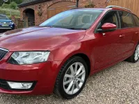 Used Skoda Octavia SE L 150 HP (110 kW) 2015 Red Estate