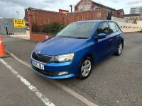 Used Skoda Fabia SE 110 HP (80 kW) 2015 Blue Hatchback