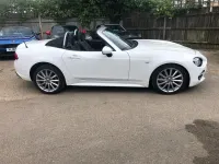 Used Fiat 124 Spider Lusso Plus 140 HP (102 kW) 2017 White Cabriolet